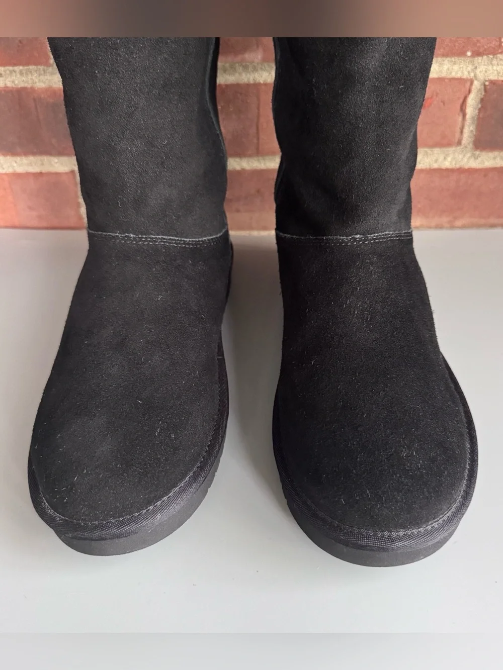 Koolaburra by UGG Women’s US 8 Black Suede Tall Zip Winter Boots